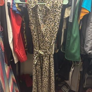 Nanette Lepore Leopard Print Maxi Dress